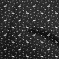 thumbnail image 1 of oneOone Viscose Chiffon Black Fabric Flamingo Sewing Craft Projects Fabric Prints By Yard 42 Inch Wide, 1 of 4