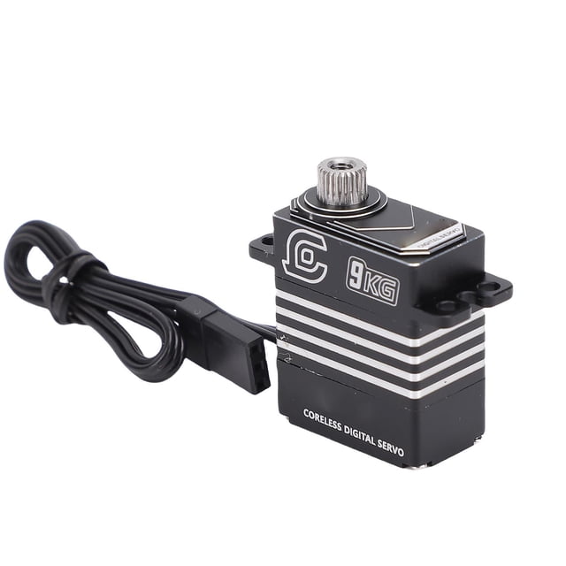 9KG RC Digital Micro Servo, High Sensitivity IP66 Metal Servo for SCX10 III 1/18 RC Crawler with Arm Replacement