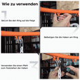 thumbnail image 2 of Basketball Net Metal Rustproof: 12 Hooks Steel Chain Net Basketball Accessory, 2 of 6