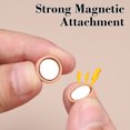 thumbnail image 4 of Strong Magnetic Buckle, Needle Free Scarf Fastener, Secure Shawl Closure, No Damage Fabric Accessory for Daily Wear, 4 of 6