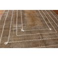 thumbnail image 4 of Casavani Handmade Pure Cotton Carpet Flat Weave Kilim Brown Area Rug 4x7 Feet, 4 of 5