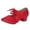 Red, variant on Women's Middle Heels Ladies Womens Mid Calf Riding Retro Women Dancing Prom Ballroom Latin High Heel Protectors for Walking on Grass Beach Wedges Shoes for Women Ballet Dance Shoes for