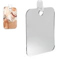 thumbnail image 4 of Acrylic Shower Shaving Mirror - Fog-Resistant Travel Bathroom Mirror with Adhesive Hook Compatibility, 4 of 4