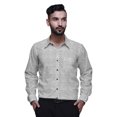 thumbnail image 1 of BESTMAN Long Sleeve Formal Shirt For Men Printed Button Down Cotton Men Shirts, 1 of 5