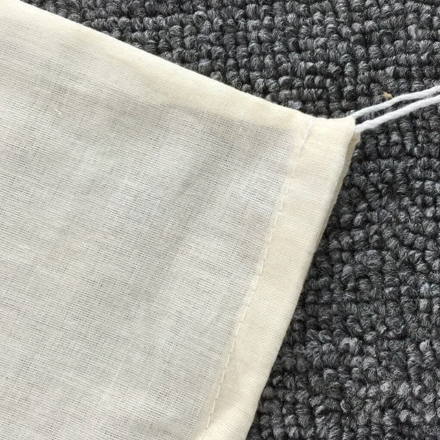 Reusable Cheese Cloth Bag Cheesecloth Filter Cold Milk Cheesecloth Filter Brew Vegetable Stuffing Water Filtration Tea Coffee Strainer 45x60cm
