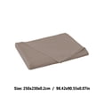 thumbnail image 3 of Bed Sheets, Staron 2026 Double Brushed Polyester Dormitory Bedding, Solid Color Easy Care Queen Size Bed Sheet Set Machine Washable, Khaki, 3 of 7