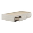 thumbnail image 2 of South Shore Step One Essential Twin Mates Bed with 3 Drawers, in Winter Oak, 2 of 12