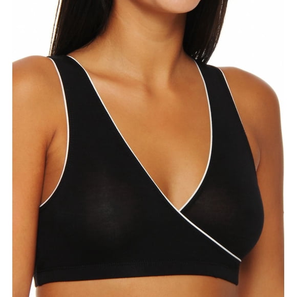 Women's Elita 3638 The Naturals Crossover Cami Bra (Caviar 32)