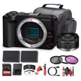 thumbnail image 1 of Canon EOS R50 V Mirrorless Camera | 24.2MP APS-C Sensor | 4K60p | Dual Pixel AF II | Flip Screen (6895C002) + Canon RF 50mm f/1.8 STM Lens + More(International Model), 1 of 8