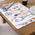 thumbnail image 3 of Plastic Placemat Girl In Paris 12 X 18 - Set of 12, 3 of 3