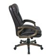 thumbnail image 2 of Chaise de Bureau Exécutive en Cuir Reconstitué, Couleur Espresso, 2 of 4