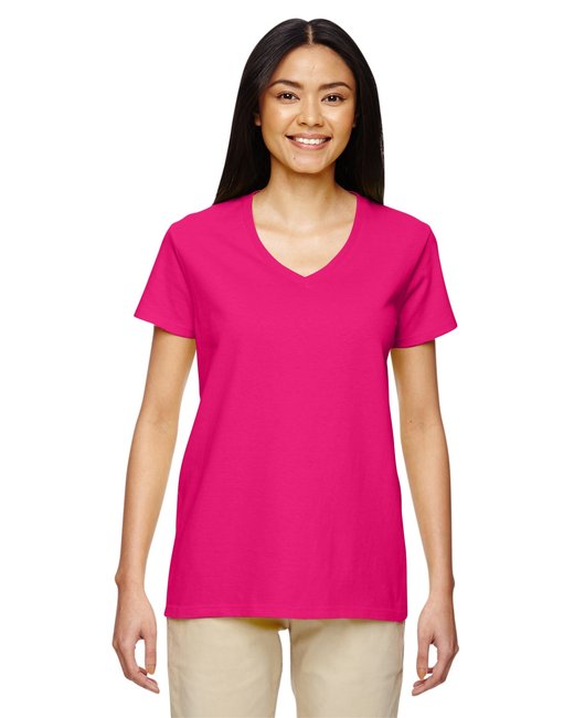 Gildan G500VL Ladies Heavy Cotton V-Neck T-Shirt