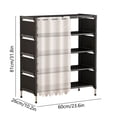 thumbnail image 3 of Chmadoxn Shoe Rack for Closet, Multi-layer Shoe Rack Dusts-proof Stackable Shoe Rack Storage Rack Sturdy Metal And Plastic Material Ideal For Closets Bedrooms Hallways Living Rooms Plastics shoe rack, 3 of 6