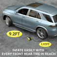 thumbnail image 3 of Carluck Tire Inflator Portable Air Compressor - Air Pump for Car Tires - 12V DC Compact Tire Pump with Auto Shutoff Function - Multipurpose Car Accessory with LED Light, Yellow, 3 of 6