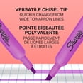 thumbnail image 3 of Surligneurs à réservoir Sharpie, pointe biseautée, couleurs assorties, 12 unités, 3 of 10