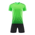 thumbnail image 1 of RXIRUCGD 2025 Vêtements d'Été pour Enfants Ensemble Décontracté à Manches Courtes Col Rond avec Shorts Sport Respirant, 1 of 4