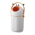 thumbnail image 1 of Siruishop Diaper Trash Can Dustbin Garbage Container for Restaurant Bathroom Household White, 1 of 8