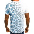 thumbnail image 2 of Birdeem T-Shirt Homme Impression Abstraite 3D Manches Courtes Col Rond Mode Décontracté Quotidien Vacances T-Shirt Haut Blouses, 2 of 5
