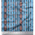 thumbnail image 1 of Soimoi Rayon Crepe Fabric Ikat Southwestern Printed Fabric 1 Yard 46 Inch Wide, 1 of 3