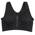 thumbnail image 1 of KEINXS Womens Zipper Front Fastening Bra Post Surgery Support Bra with Removable Pads, 1 of 16