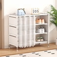 thumbnail image 1 of Chmadoxn Shoe Rack for Closet, Multi-layer Shoe Rack Dusts-proof Stackable Shoe Rack Storage Rack Sturdy Metal And Plastic Material Ideal For Closets Bedrooms Hallways Living Rooms Plastics shoe rack, 1 of 6
