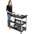 thumbnail image 2 of Luxor Large Serving Cart - Three Shelves, 2 of 4