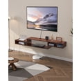 thumbnail image 1 of VEVOR Floating TV Stand 70" Entertainment Center Power Outlet & Cable Hole Wood, 1 of 9