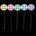 thumbnail image 2 of 100 Pieces Buttons Head Pins Patchwork Pins Crafts Quilting Quilting Sewing Pins for Crafts, 2 of 9