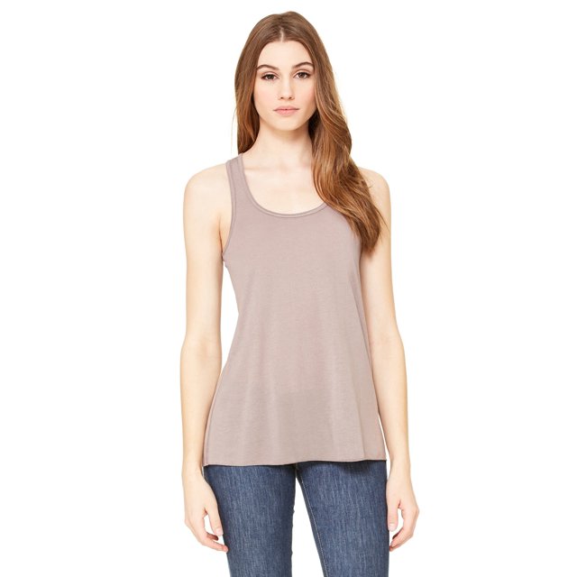 Bella + Canvas Débardeur Fluide pour Femmes - Brun Galet - S