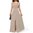 thumbnail image 1 of Gspmoly Robe d'Été, Printemps et Su Robe de Printemps et d'Été pour Femmes Nouvelle Aguichant Style Long Fille Épicée Haute Élasticité Couleur Unie Robe Jupe pour Femmes Robes d'Été pour Femmes Offres Prime, 1 of 3