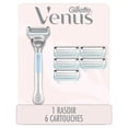 thumbnail image 2 of Gillette Venus for Pubic Hair and Skin, Women's Razor Handle + 6 Blade Refills, 2 of 12