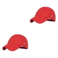 thumbnail image 4 of VONKY Wide Application Baseball Hat Fashionable Adjustable Fit Gifts Baseball Bump Caps Safety Bump Cap red 2Set, 4 of 6