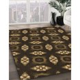 thumbnail image 3 of Ahgly Company Tapis d'Intérieur Lavable en Machine Carré Transitionnel Marron Clair, 6 Pieds Carré, 3 of 7