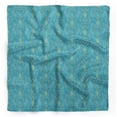 thumbnail image 1 of Bimba Blue Vector Design Damask Pure Silk Printed Head Bandanas Summer Neck Wrap Scarf 40 x 40 Inches, 1 of 6