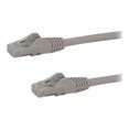 thumbnail image 1 of StarTech.com 4ft CAT6 Ethernet Cable, 10 Gigabit Snagless RJ45 650MHz 100W PoE Patch Cord, CAT 6 10GbE UTP Network Cable w/Strain Relief, Gray, Fluke Tested/Wiring is UL Certified/TIA - Category 6 - 24AWG (N6PATCH4GR) - Patch cable - RJ-45 (M) to RJ-45 (M) - 4 ft - UTP - CAT 6 - molded, snagless - gray, 1 of 3