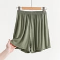 thumbnail image 2 of Plebaso Shorts de Pyjama Grande Taille pour Femmes Taille Élastique Shorts de Détente Confortables Shorts Amples Décontractés Shorts d'Extérieur, 2 of 6