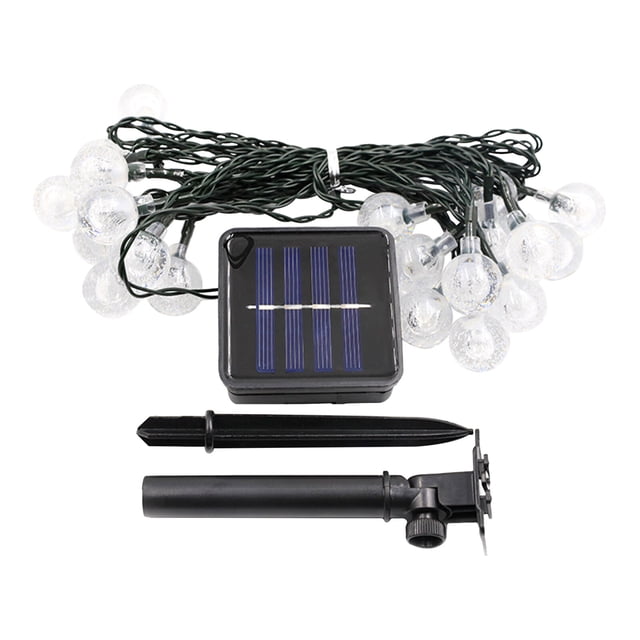Amdohai 200LEDs Fairy String Lights Round Bulb Shaped Decorative Hanging Lights Waterproof Copper Wire Lights Garden Patio Landscape Backyard Lighting for Wedding Party Outdoor