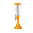 thumbnail image 4 of DOLITY Distributeur de Bière Portable avec Robinet pour Cuisines Extérieures Jaune, 4 of 9