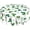 Clovers, variant on Easter Day Tablecloth 60x60 Inch Square, Brown Bunny Table Cloth, Eggs Love Heart Tablecloths Polyester Fabric Farmhouse Decorative for Spring Home Kitchen Dining Party