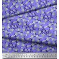 thumbnail image 2 of Soimoi Tissu Georgette Viscose Tissu Imprimé Floral Fleuri 1 Yard 42 Pouces de Large, 2 of 5