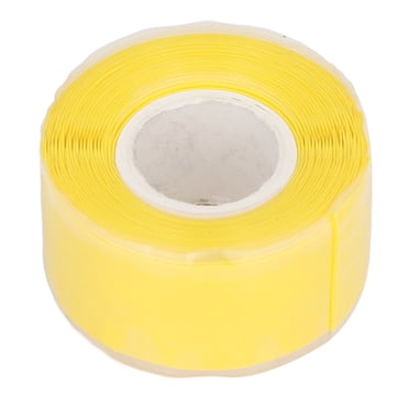 Ruban Adhésif 3 Mètres Étanche en Silicone Auto-Fusible Bonne Étanchéité pour Tuyau d'Arrosage Jaune