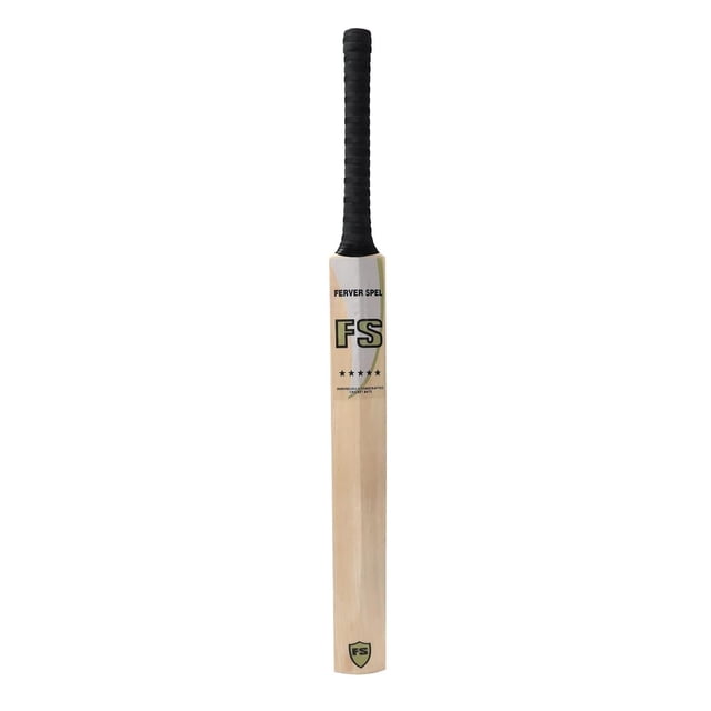 Ferver Spel Middler Kashmir Willow Cricket Bat avec Housse / Convient à: Balle en Cuir / Taille - Long Manche