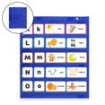 thumbnail image 2 of Tableau de Poche pour Enseignant Classe 5+2 Poche Murale Suspendue Homeschool Tableau de Poche Éducatif Réutilisable - Bleu, 2 of 8