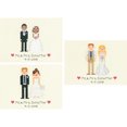 thumbnail image 2 of Kit de point de croix compté d'enregistrement de mariage de mariée et de marié par Dimensions, 2 of 2