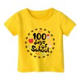 thumbnail image 1 of TZEWGL T-Shirts pour Enfants Imprimé Dessin Animé Col Rond Ample Manches Courtes Vêtements pour Filles Garçons Taille 3-4T, 1 of 4