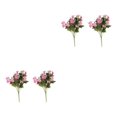thumbnail image 1 of ZheElen 2pcs Artificial Silk Daisy Flowers Low Maintenance And For Home Faux Flowers purple 2Set, 1 of 6