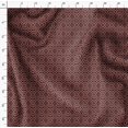 thumbnail image 4 of Soimoi Brown Poly Georgette Fabric Dots & Circle Geometric Print Sewing Fabric Yard 52 Inch Wide, 4 of 5