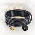 thumbnail image 2 of Liquidation! beishanbush Adaptateur de Propane pour Boyau de GPL de 6 Pi, Assemblage de Boyau de 1 Lb à 25 Lb, Convertisseur de Réservoir de Propane, Remplacement pour Réchaud de Camping, Gril Portatif, Chauffage, Raccordement Type 1, Taille Unique, Noir, 2 of 7
