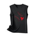 thumbnail image 5 of LSLJS Débardeurs pour Femmes Débardeurs Décontractés à Imprimé pour Femmes Coupe Ajustée Col Rond Sans Manches Chandails à Blocs T-Shirts Hauts Hauts Chemisiers, 5 of 5