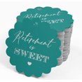 thumbnail image 4 of Inkdotpot Real Silver Foil Retirement Is Sweet Text Tags Favor Hang Paper Tags 50 Pieces, 4 of 6
